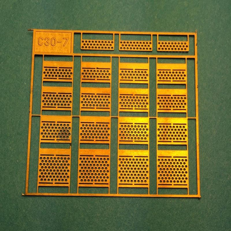 PowerHobby A-Line 29245 Brass Diesel Steps, Railpower Shells C30-7 HO Scale