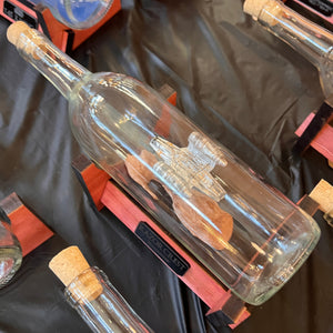 CCHobbyFun Star Wars Razor Crest in a Wine Bottle