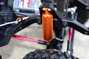 GPM ALUMINUM F / R INTERNAL SHOCKS RETICULATED PATTERN TRAXXAS TRX-4 BLACK