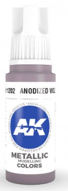 Black Forest® Hobby Supply Co AK Interactive 11202 Anodized Violet Metallic 3G Acrylic Paint 17ml Bottle — Glues, Paints,