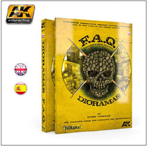 Black Forest® Hobby Supply Co AK Interactive 8000 FAQ Dioramas: Complete Guide Book for Building Detailed Dior — Glues,