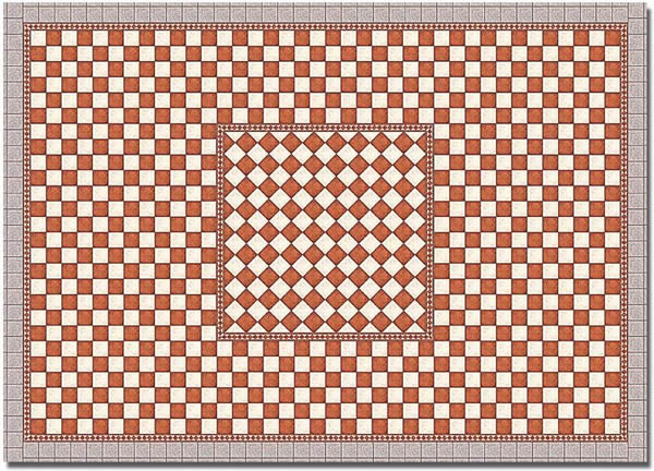 Black Forest® Hobby Supply Co Busch 7413 HO Scale Printed Surface Sheets pkg(2) Antique Flagstone — HO Scale Scenery > Busch
