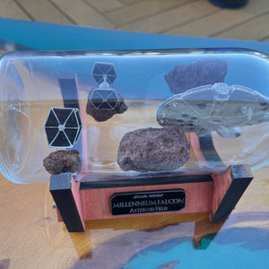 CCHobbyFun Star Wars Millennium Falcon Asteroid Chase in a Bottle