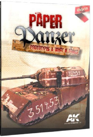 Black Forest® Hobby Supply Co AK Interactive 246 Paper Panzer: Prototypes & What if Tanks Book — Glues, Paints, Tools > AK