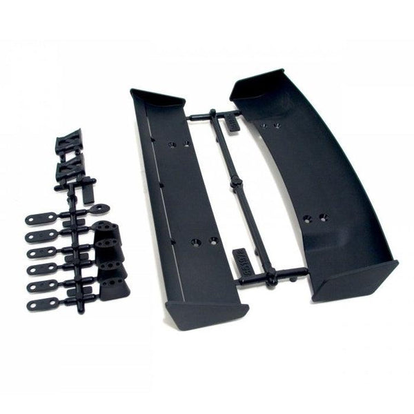 HPI Racing 85197 1/10 Molded Wing Set Black (2) Discount Tire / E10 Ford Mustang