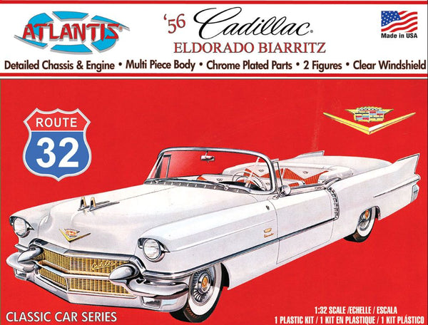 Black Forest® Hobby Supply Co Atlantis Models 1200 1/32 1956 Cadillac Eldorado Biarritz Convertible (formerly — Sci-Fi & Pop
