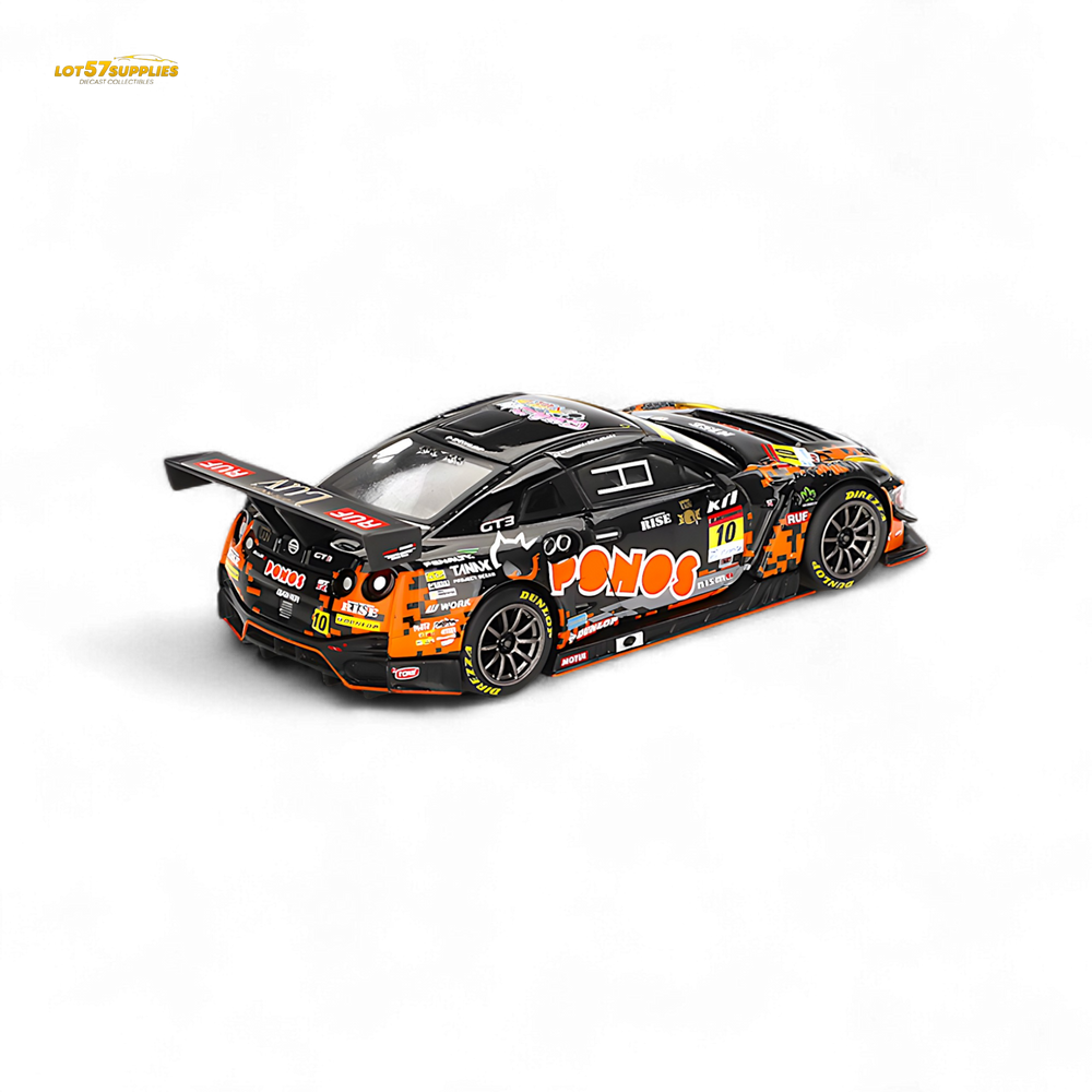 Mini-GT Nissan GT-R Nismo GT3 #10 "PONOS GAINER GT-R" 2023 SUPER GT SERIES #860 1:64