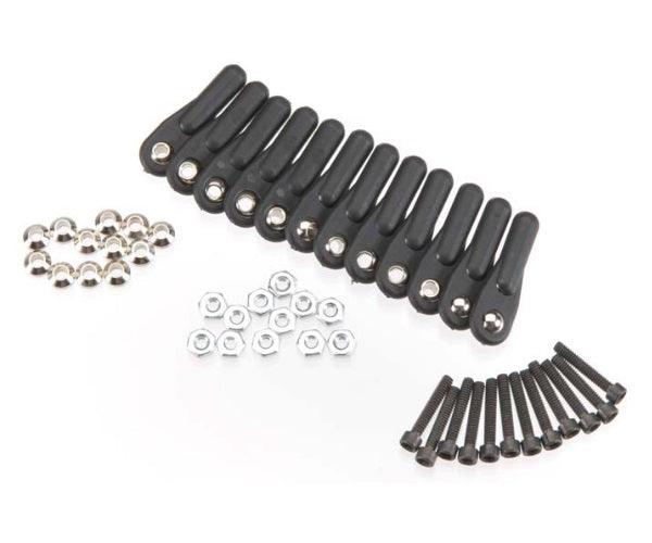 Dubro 860 Swivel Ball Link 2-56 with Hardware Black (12) For Airplanes