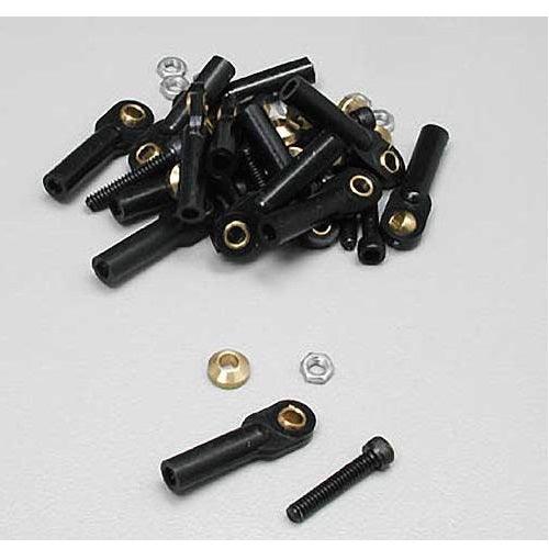 Dubro 861 Swivel Ball Link 4-40 with Hardware Black (12) for Airplanes