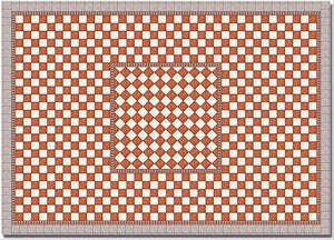 Busch 7413 HO Scale Antique Flagstone Plaza Sheets (2)