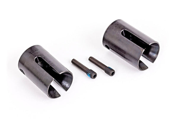 Traxxas 8652X Extreme HD Machined Steel Drive Cups (2) w/ Screws E-Revo