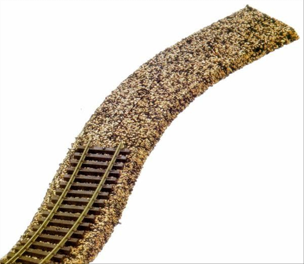 Busch 7501 HO Scale Cork Roadbed, pkg(5), 8 ft 3 in Long
