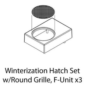 Athearn ATHG19290 HO Scale Winterization Hatch Set w/Round Grille F-Unit