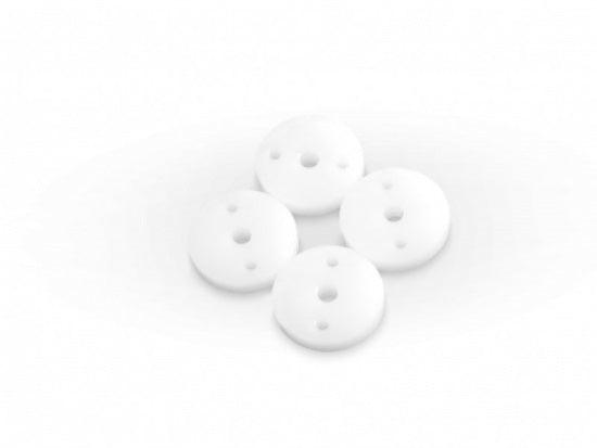 HPI 87516 Precision Piston 1.6x2 Holes (White/4Pcs) Savage Flux