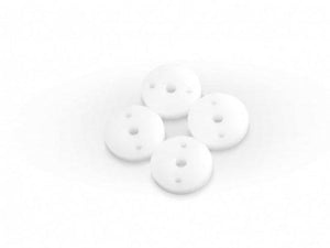 HPI 87516 Precision Piston 1.6x2 Holes (White/4Pcs) Savage Flux