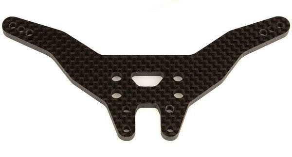 Associated 71137 RC10T6.2 Rear Shock Tower Gull Wing Carbon Fiber