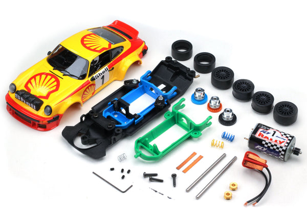 Fly 88317 Porsche 911 Shell Racing Kit 1/32 Slot Car 911SC Rally