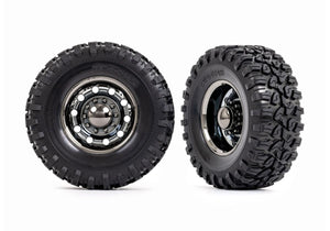 Traxxas 8854X TRX-6 Rear Tires/Wheels