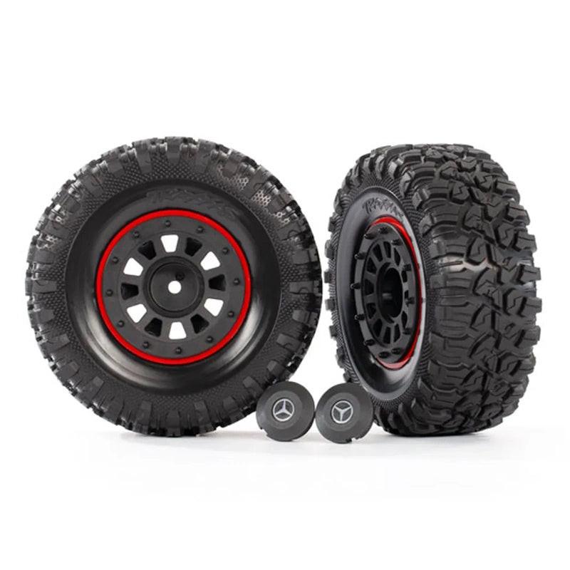 PowerHobby Traxxas TRA8874 - Canyon RT Tires, Mercedes-Benz G 63 2.2" Wheels, Black, TRX-6 — TRX-4 Parts
