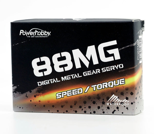 Powerhobby 88MG 1/10 35kg High Speed Torque Metal Gear Waterproof HV Servo