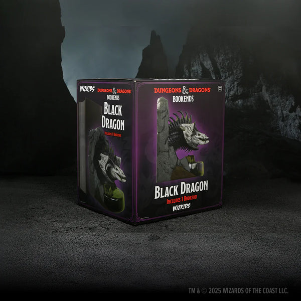 Little Shop of Magic D&D Bookends: Black Dragon — RPG