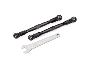 Traxxas 8948-GRAY TUBES 88mm Gray Aluminum Toe Links (2) MAXX / slash