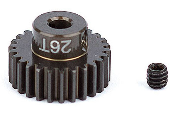 Associated 1344 Aluminum Pinion Gear 26T 48P 1/8 shaft SC10 B44 RC10 / T RC12L3
