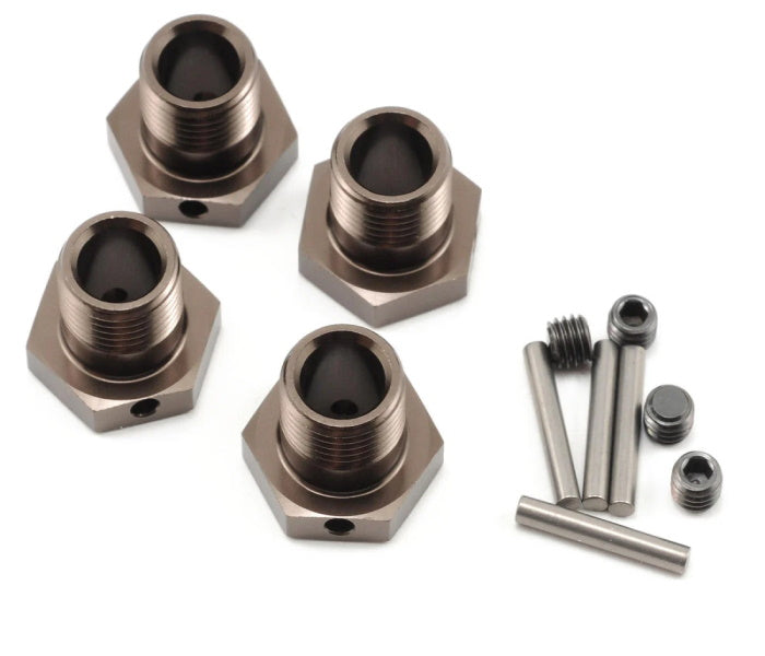 Kyosho Narrow Wheel Hub (Gunmetal) (4)