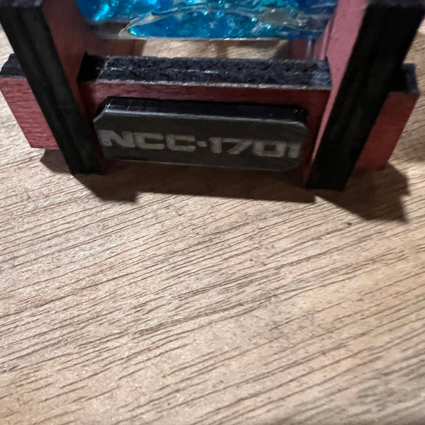 CCHobbyFun Star Trek USS Enterprise NCC-1701 in a Shot Bottle