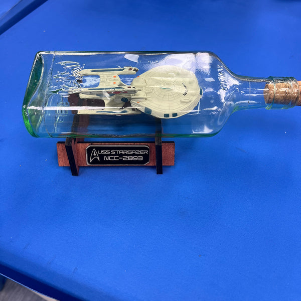 Star Trek USS Stargazer NCC-2893 in a Bottle