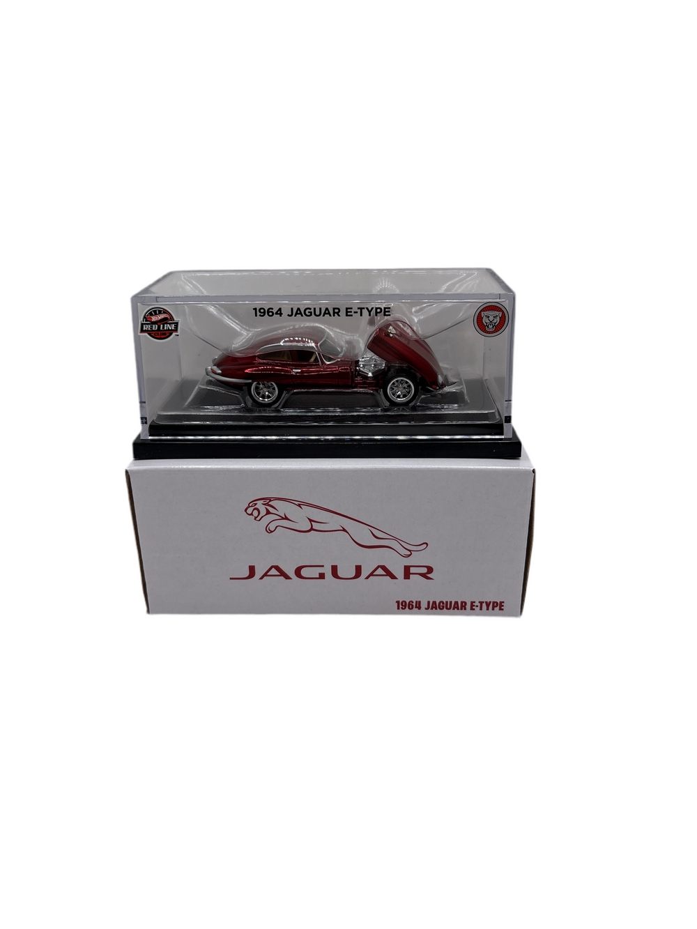 Hot Wheels 1964 Jaguar E-Type Diecast red