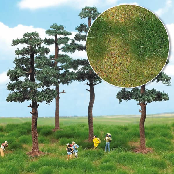 Black Forest® Hobby Supply Co Busch 1309 HO Scale Thinning Grass Pad - 11-11/16 x 8-1/4" Heathland Grass — HO Scale Scenery