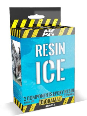 Black Forest® Hobby Supply Co AK Interactive 8012 Diorama Series: Ice Effect 2-Component Epoxy Resin 150ml — Glues, Paints,