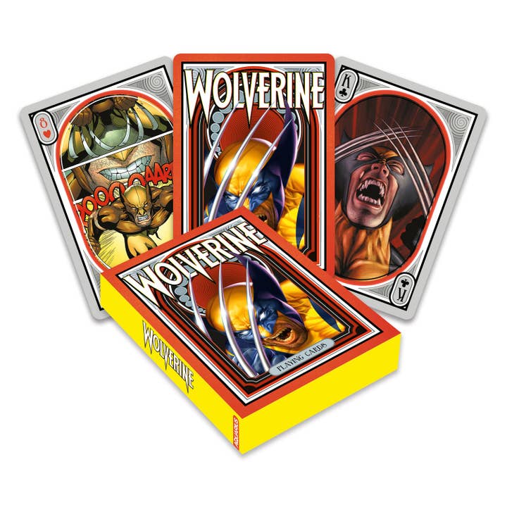 Little Shop of Magic Aquarius: Nouveau Playing Cards - Marvel - Wolverine — Board Game