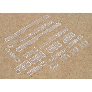 Athearn ATH53609 HO Scale Window Set Wide Vision Caboose Set (2)