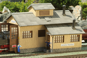 Piko 62042 G Scale Rosenbach Engine Shed, Building Kit