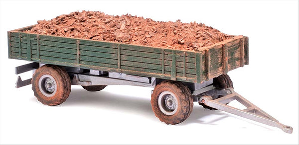 Busch 44922 HO Scale 1958 Low-Sided Trailer with Load