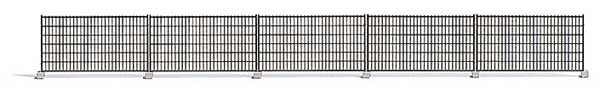 Black Forest® Hobby Supply Co Busch 8116 N Scale Etched-Metal Construction Site Fencing -- 5 Sections — N Scale Scenery >