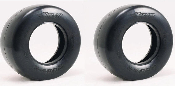 Sweep SWP110350 VHT Crusher-10 Belted SCT Drag Racing Rear Tires (2) (Black Dot)
