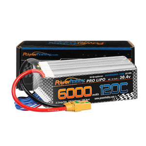 POWERHOBBY 8S 30.4V 6000MAH 120C GRAPHENE + HV LIPO BATTERY W XT90 PLUG