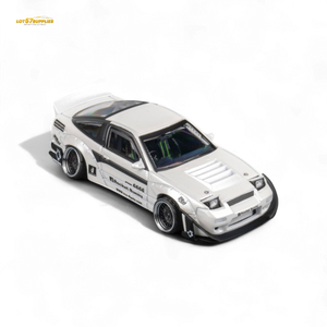 MicroTurbo Custom 180SX - Pandem Rocket Bunny White 1:64