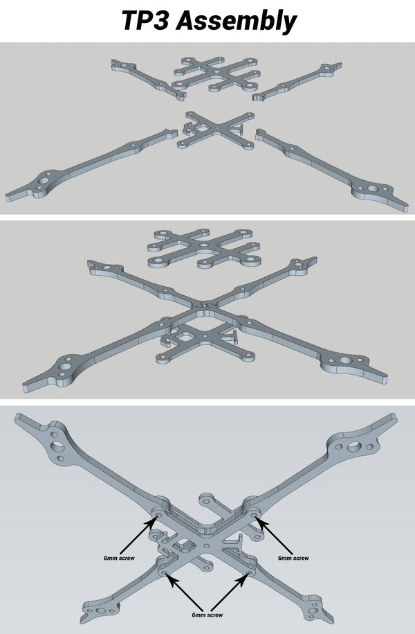 FPVCycle - ToothPick 3 Frame - TP3