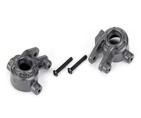 PowerHobby Traxxas 9037-GRAY Steering Blocks Heavy Duty Black 4x4 Hoss/Rustler/Slash — Rustler Parts