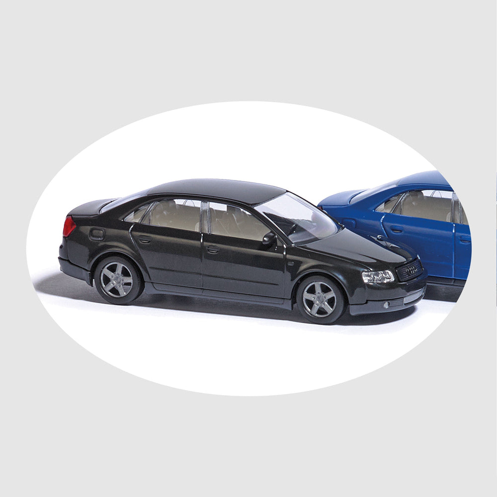 Busch 89132 HO Scale Audi A4 Sedan, Black, Assembled