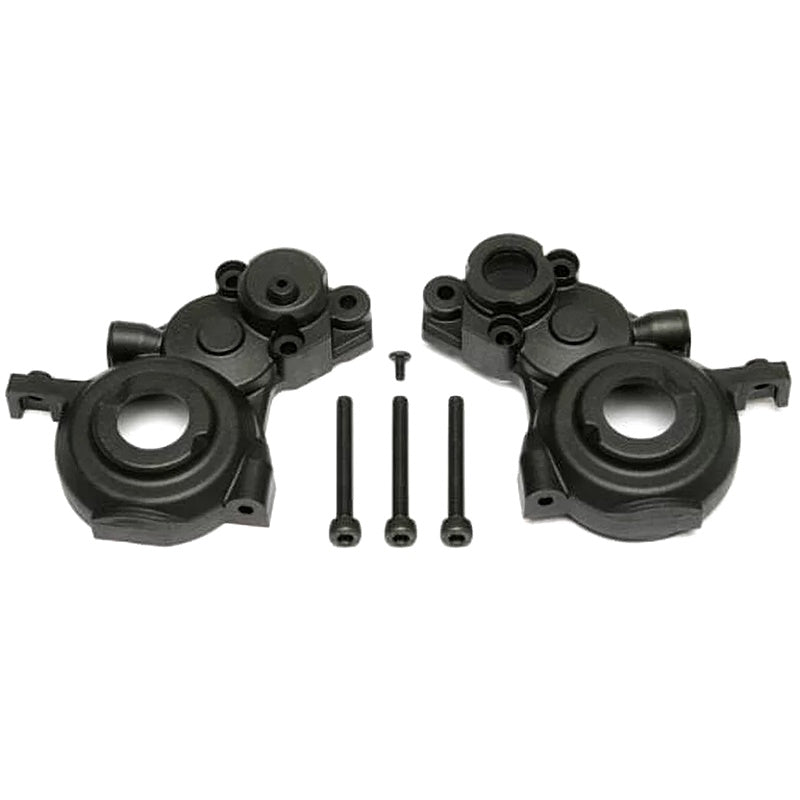 Associated ASC91009 4x4 Front Gearbox Case Set Plastic Black (1) 91009