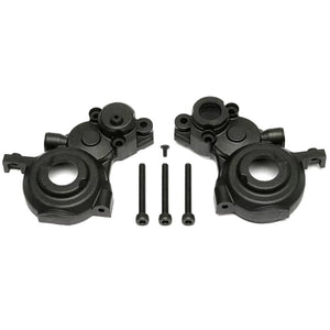 Associated ASC91009 4x4 Front Gearbox Case Set Plastic Black (1) 91009