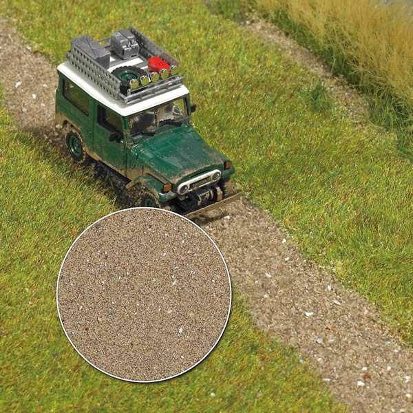 Black Forest® Hobby Supply Co Busch 7526 HO Scale Park Path/Beach Gravel -- 10-1/8oz 300mL — HO Scale Scenery > Busch