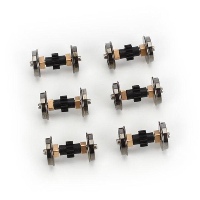 Athearn ATH40028 HO RTR Locomotive Wheel Assembly, 40" (6) Nickle Silver