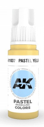 Black Forest® Hobby Supply Co AK Interactive 11037 Pastel Yellow 3G Acrylic Paint 17ml Bottle — Glues, Paints, Tools > AK