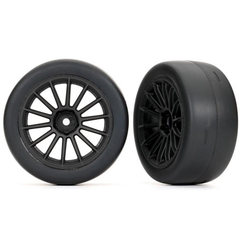PowerHobby Traxxas 9374 Front Tires w/ Multi-Spoke Blk Wheels (2) Toyota GR Supra 4-Tec 3.0 — 4-Tec Parts
